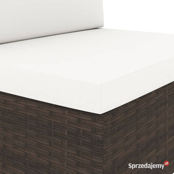 Sofa modułowa 3osobowa rattan PE brązowa WM49516 mazowieckie Warszawa