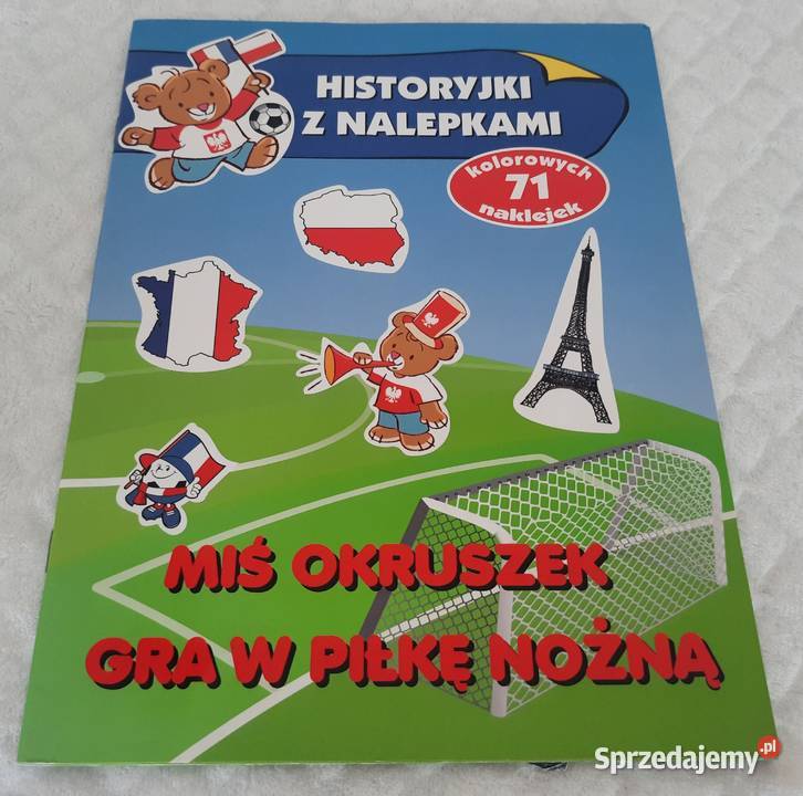 Miś Okruszek gra w piłkę nożną Olesiejuk 2016