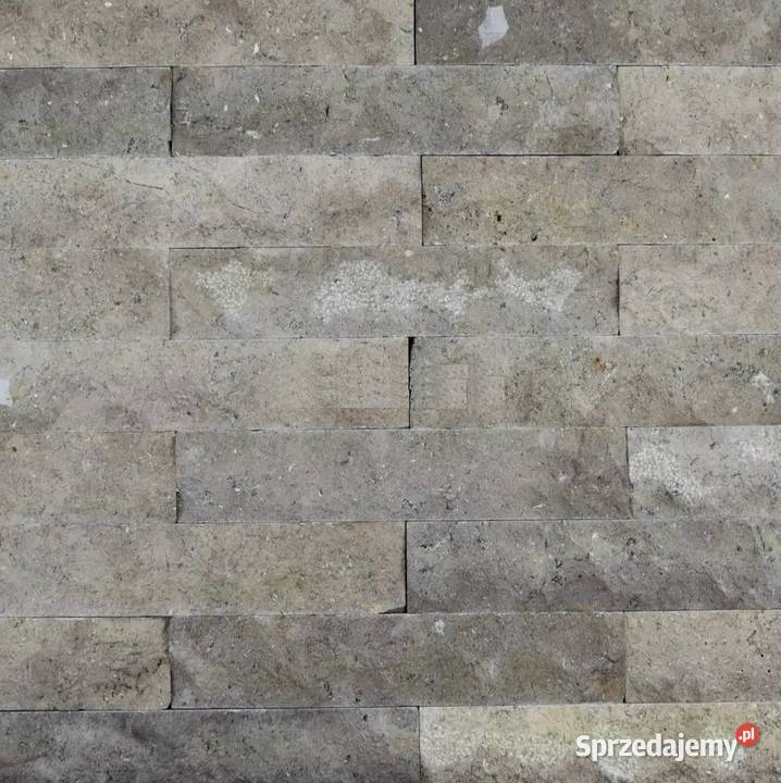 Kamień Elewacyjny Trawertyn PALERMO GREY Wykończenie Warszawa