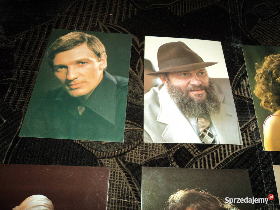 6 pocztówek widokówek celebrytów polskich 6 Pocztówki i karty telefoniczne Nowy Sącz