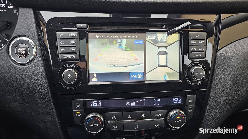 Nissan Qashqai II 2015r 12DIGT 116 Automat z tempomat Zarszyn