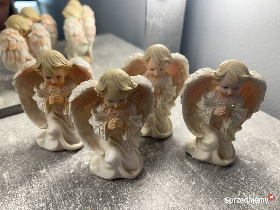 Anioł aniołek figurka 3 sztuki Jasło