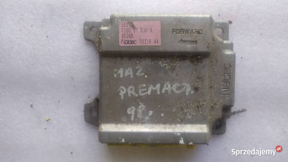 SENSOR MODUŁ AIRBAG komputer MAZDA PREMACY C100 Części Byków