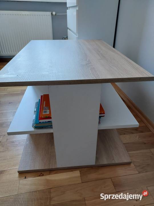 Ładny stylowy stolik kawowy dąb Warszawa