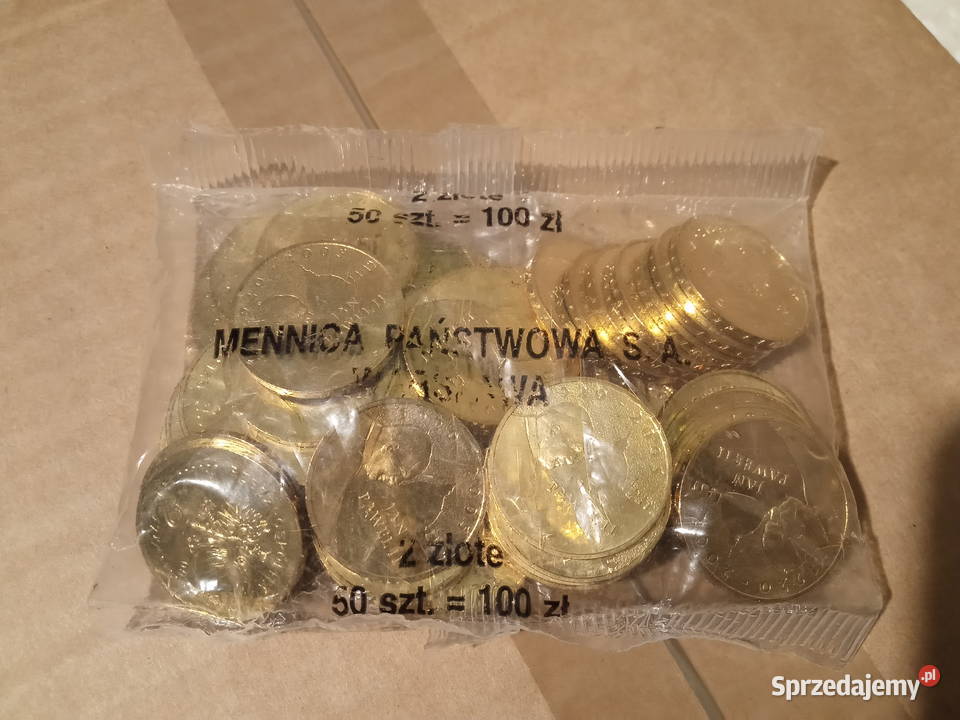 Woreczek menniczy 2 50 Jan Paweł II 2005 Poznań