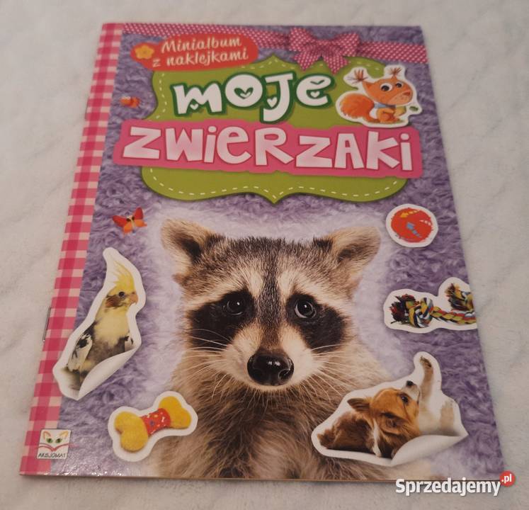 Moje zwierzaki Minialbum z naklejkami Aksjomat sprzedam