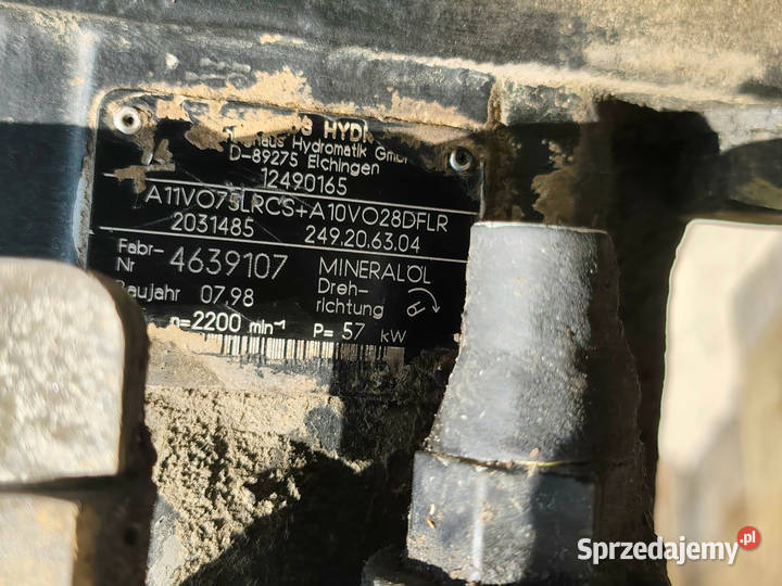 Pompa hydrauliczna A11VO75 A10VO28 Pompa wielkopolskie Strzyżew sprzedam