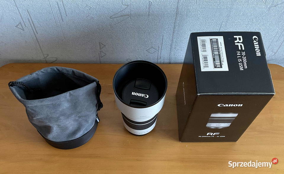 Canon RF 70200mm F4L IS USM nowy Fotografia i Optyka sprzedam