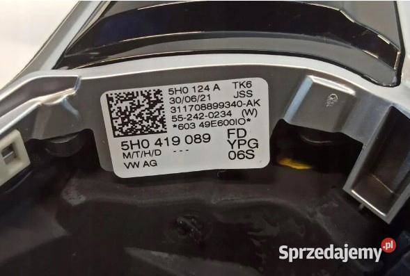 TIGUAN ALLSPACE 5H0419089FD KIEROWNICA MULTI osobowe