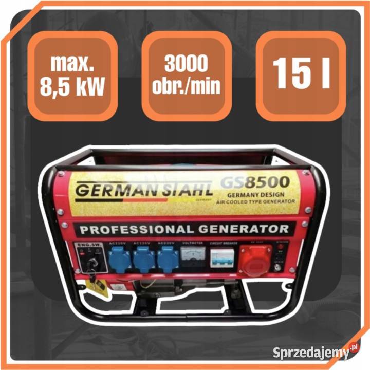 AGREGAT GENERATOR PRĄDOTWÓRCZY GERMAN STAHL sprzedam
