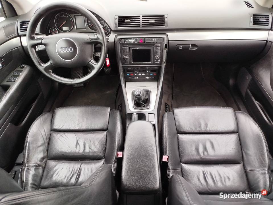 Audi A4 B6 24 V6 Benzyna Gaz sekwencja 2004 FULL światła przeciwmgielne Świdnik