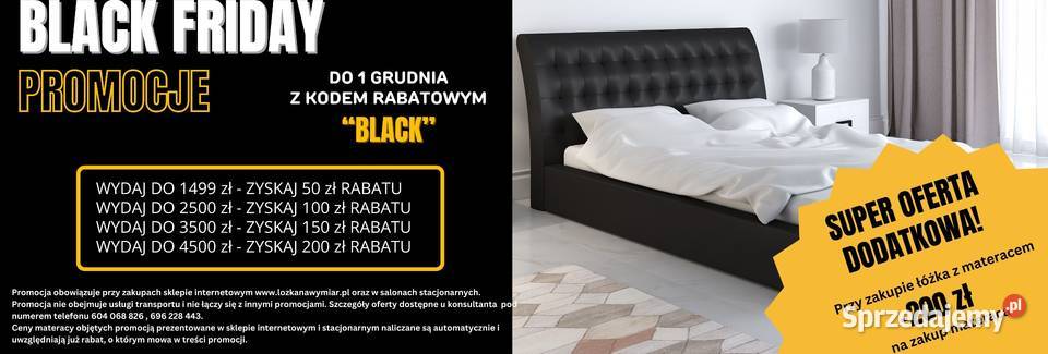 PROMOCJA Nowoczesne łozko 180x200na wymiar Łóżka i materace Warszawa