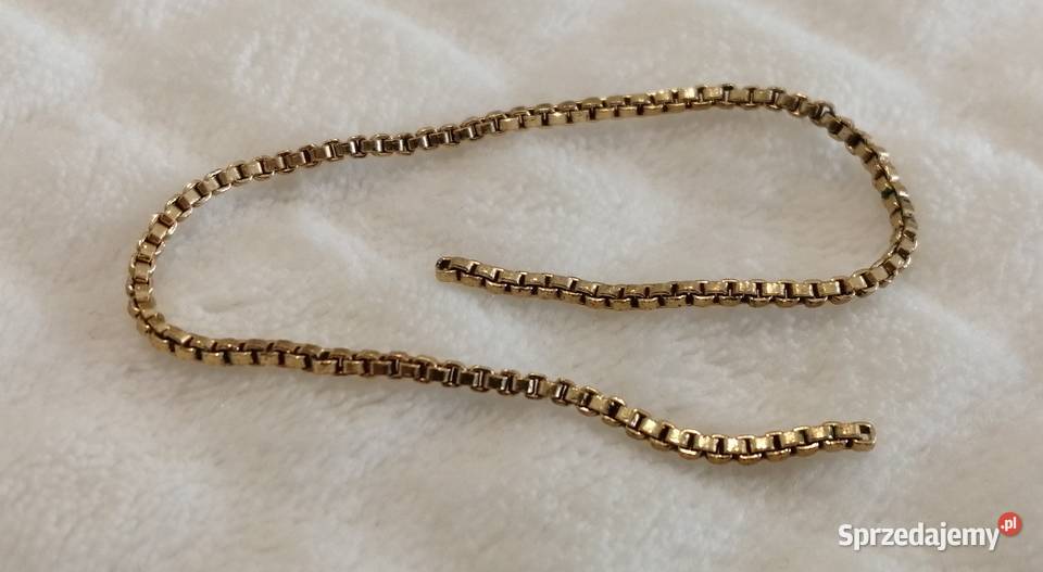 Łańcuszek 2x2mm kolor złoty 175 Kreatywne Czeladź