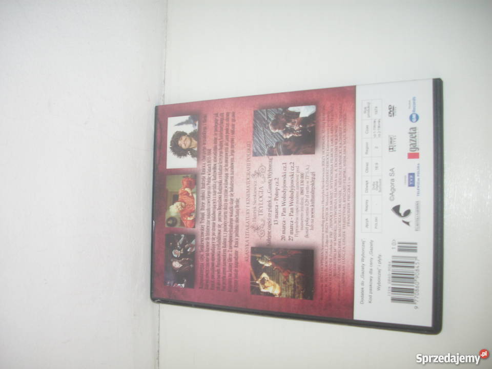 Henryk Sienkiewicz Potop Film DVD Warszawa