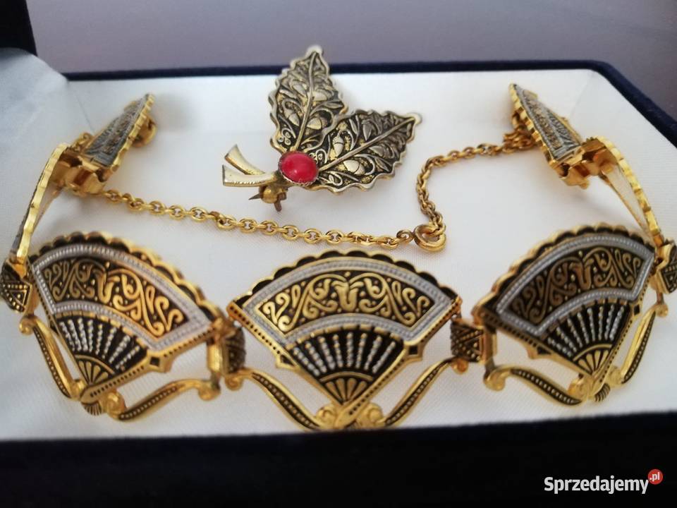Biżuteria stylu Damaskin z Hiszpanii Toledo Lublin