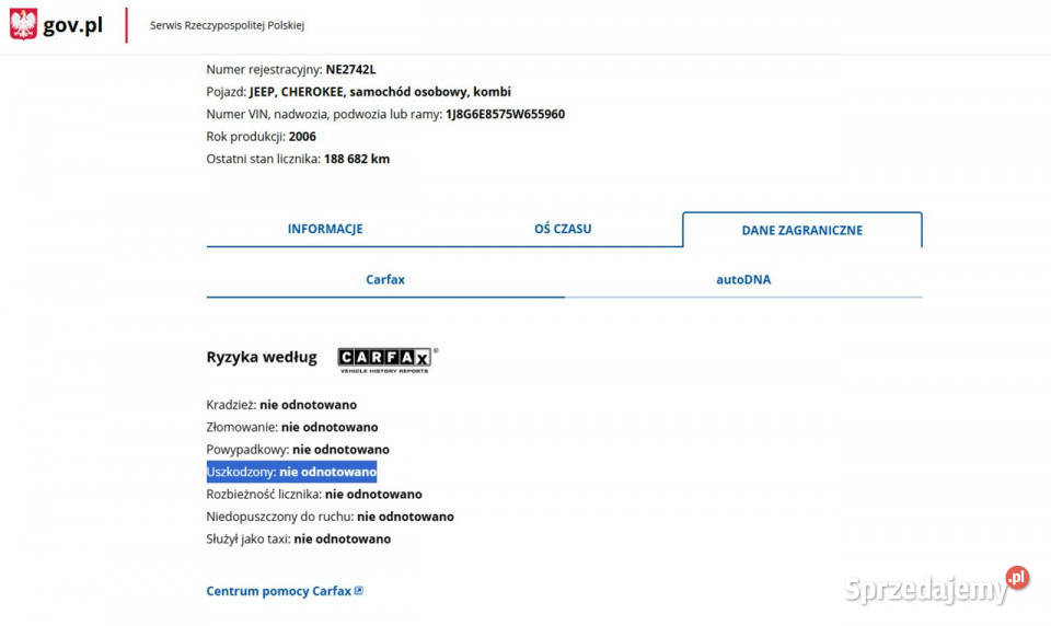 Jeep Cherokee 28 Diesel Moc 163 Automat 4X4 III 4/5 Elbląg