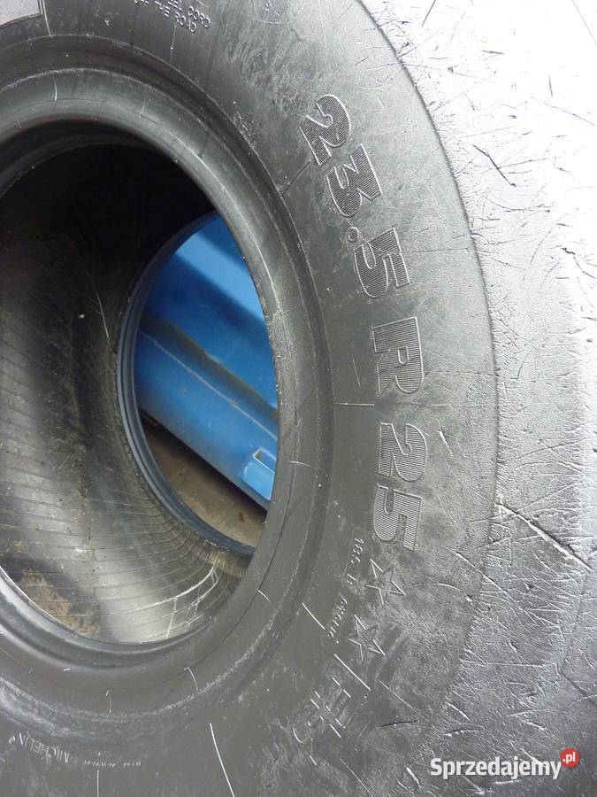 2x Opona używana przemysłowa 235R25 MICHELIN Michelin Zaścianki