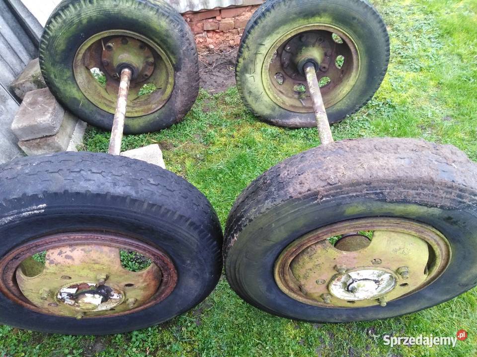 Koła z osiami 820x20 dolnośląskie Lubin