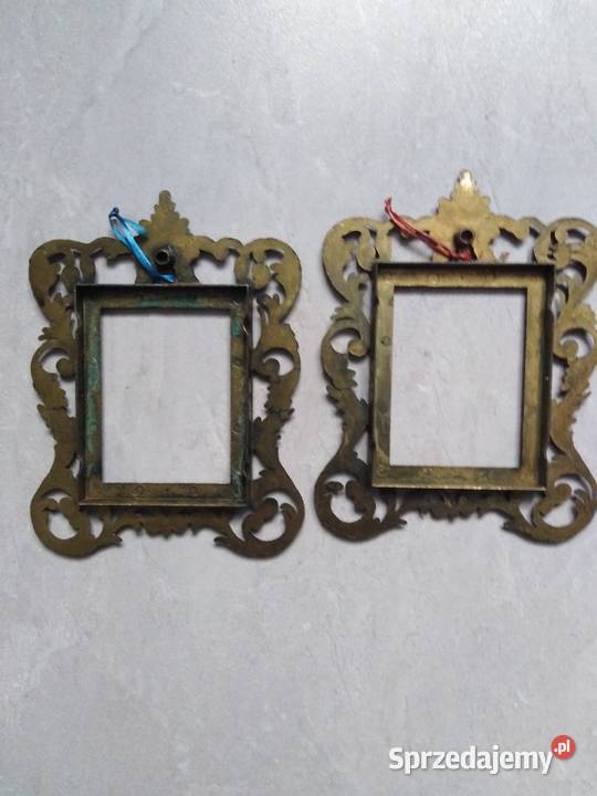 Mosiężne ramki na zdjęcia Miejsce Piastowe