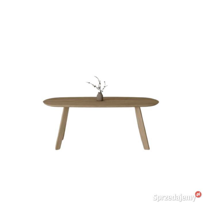Wyjątkowy owalny stół drewniany
