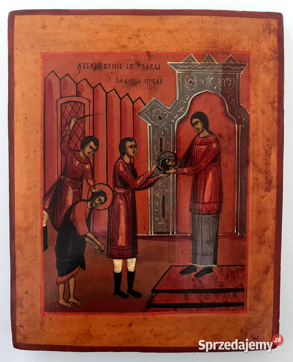 Ikona Ścięcie Świętego Jana Chrzciciela 0021 mazowieckie Warszawa