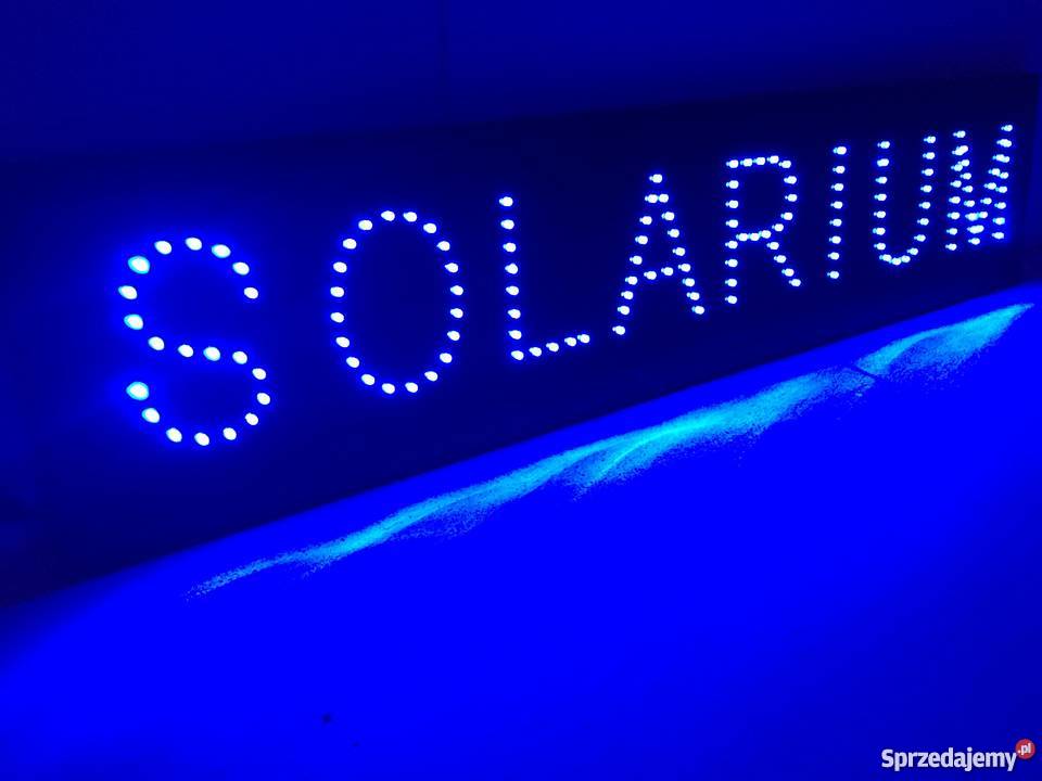 Reklama LED SOLARIUM 80x20 szyld Pomiechówek