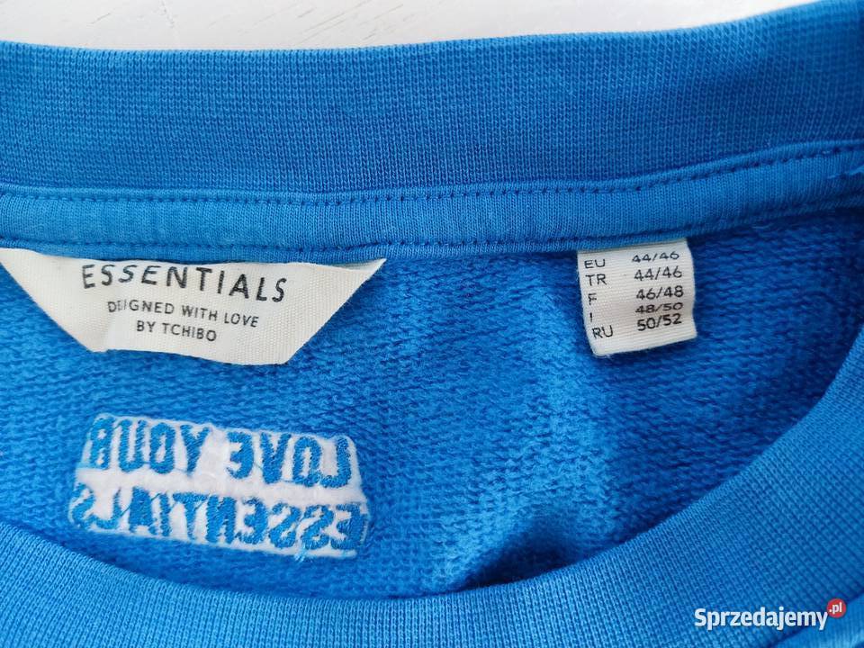 Bluza dresowa niebieska Essentials by Tchibo Głuchołazy