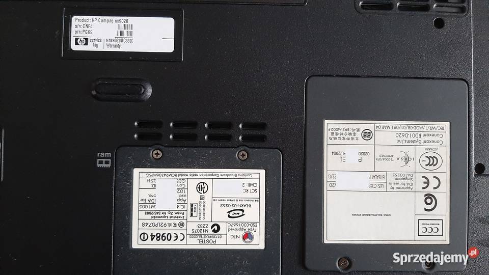 Sprzedam Laptop HP Compaq nx9020 uszkodzony Wałbrzych