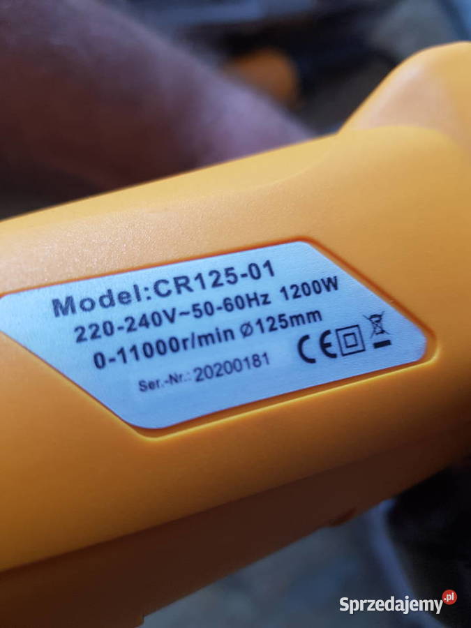 SZLIFIERKA KĄTOWA CRAMP 1200 Wat 125MM P MOCNA Głogowa