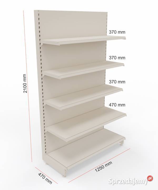 Regał sklepowy półki perforacja Mińsk Mazowiecki
