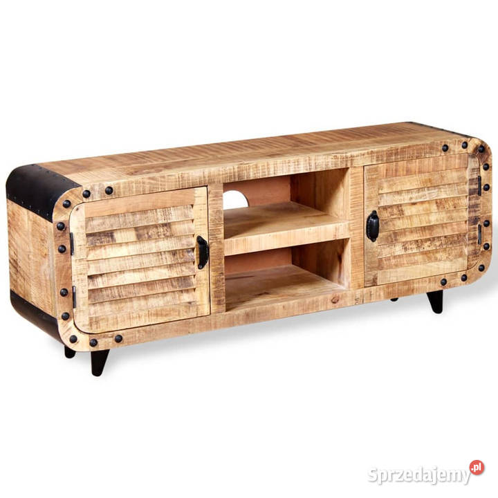 Szafka TV z surowego drewna mango 120x30x50 Warszawa sprzedam