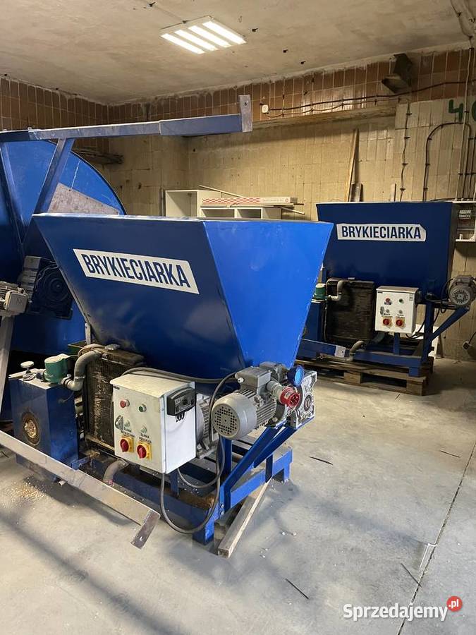 2x BrykieciarkaLINIA DO BRYKIETOWANIA Produkcja Bytom