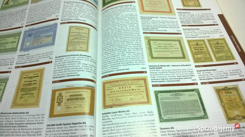 katalog aukcyjny papierów wartościowych 56 Warszawa