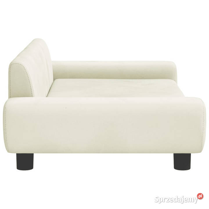 Sofa dzieci kremowe 100x54x33 aksamit WM3196385 Warszawa