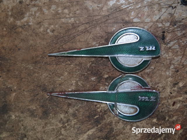 logo 2 znaczki na zbiornik MZ ES 150 org DDR lubuskie Żary sprzedam