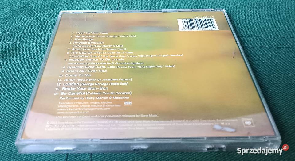 Ricky Martin the best of CD Zbylitowska Góra