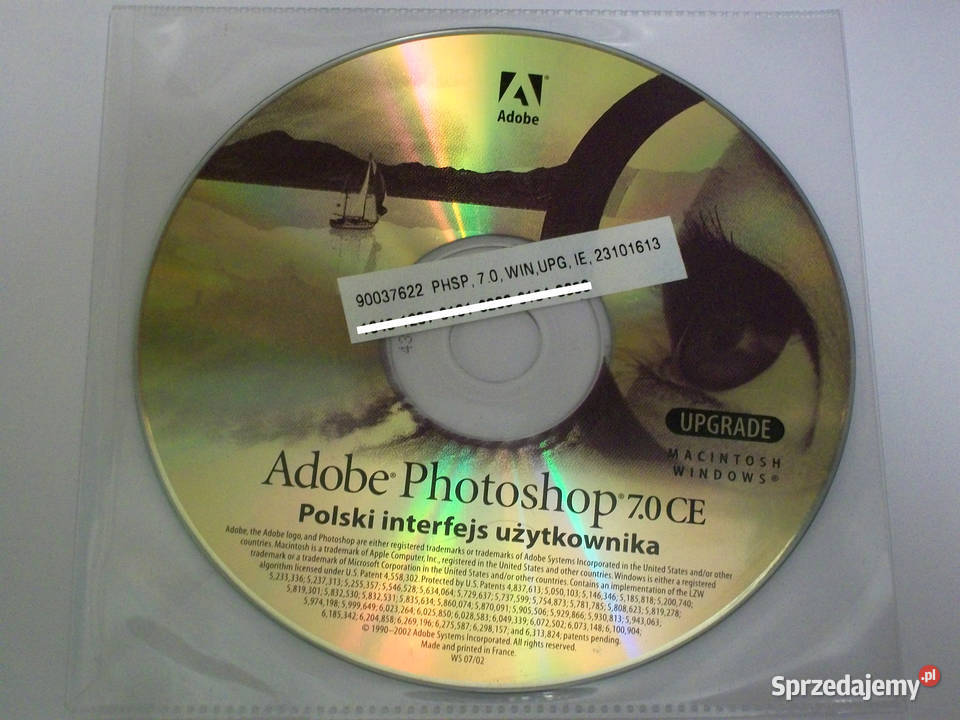 Płyty Adobe Photoshop 70 Upg Windows 2000 do Brzeg