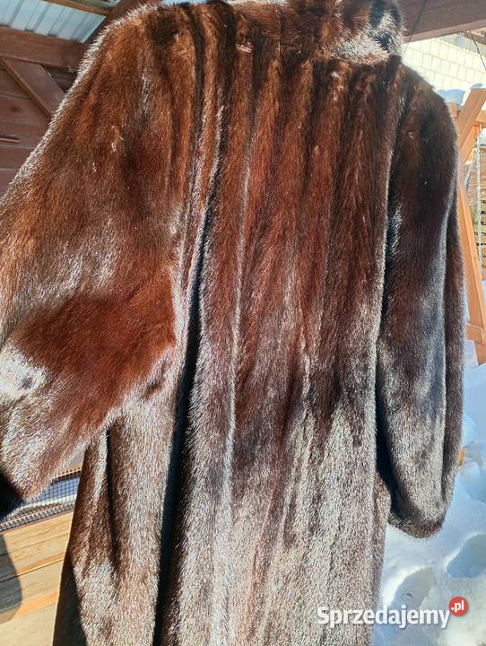 Futro z norek czarneciemna czekolada nowe Zimowa  Janów Lubelski sprzedam