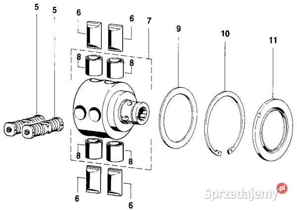 Zestaw sprężyn K642 250 592501250 Do maszyn uprawowych małopolskie Kamionna