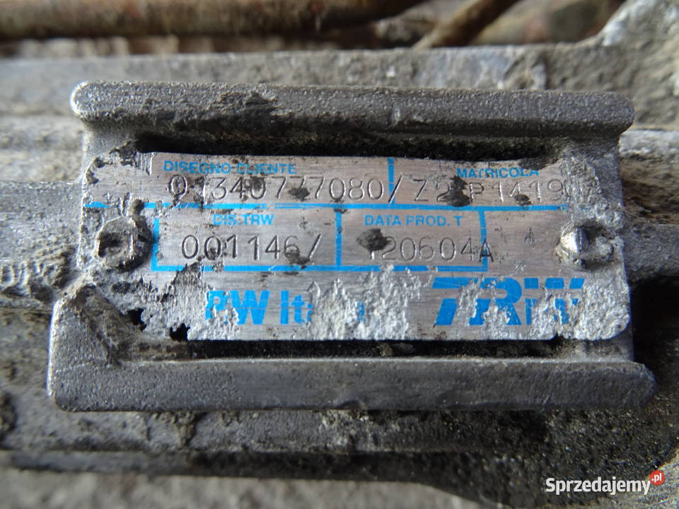 MAGLOWNICA PRZEKŁADNIA KIEROWNICZA LISTWA FIAT dostawcze Wieluń