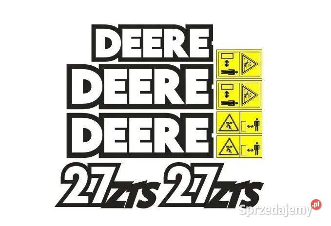 Naklejki oklejenie DEERE 27 zts Zamiennik mazowieckie sprzedam