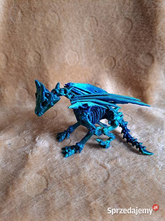 Figurka 3D zielony smok Kraków