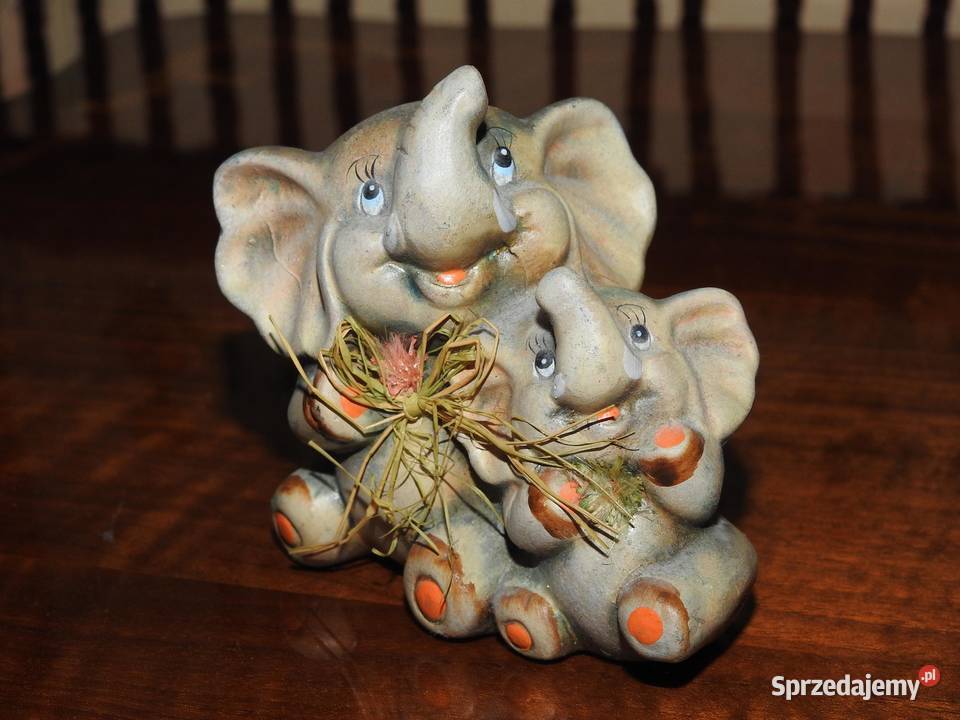 Dekoracyjne słoniki podkarpackie