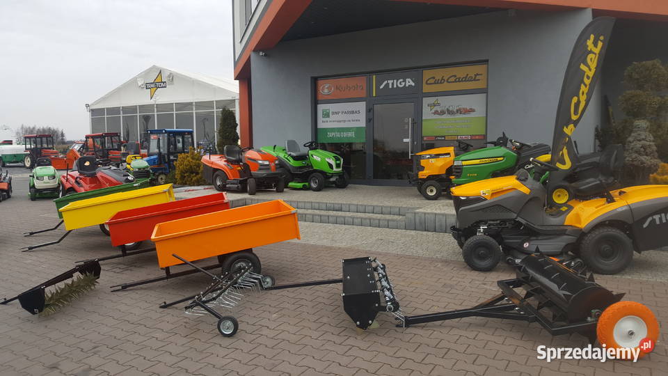 Przyczepa przyczepka do traktorka ogrodowego Kobiele Wielkie