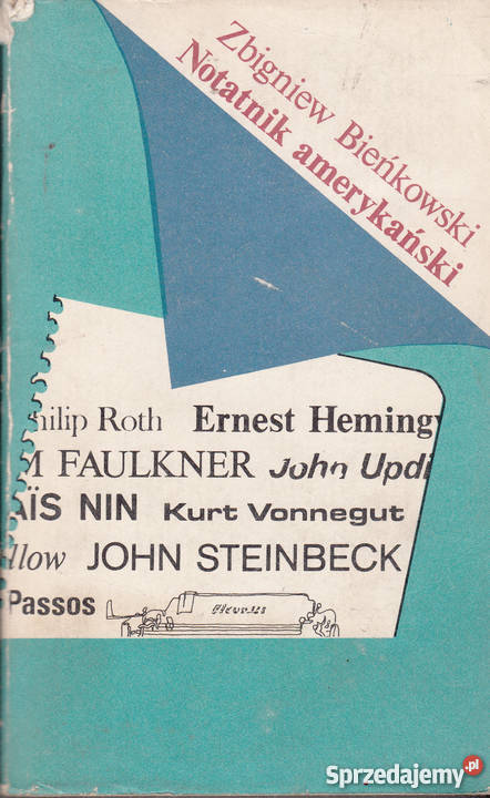 01439 NOTATNIK AMERYKAŃSKI ZBIGNIEW BIEŃKOWSKI Kultura i Rozrywka małopolskie Czyrna