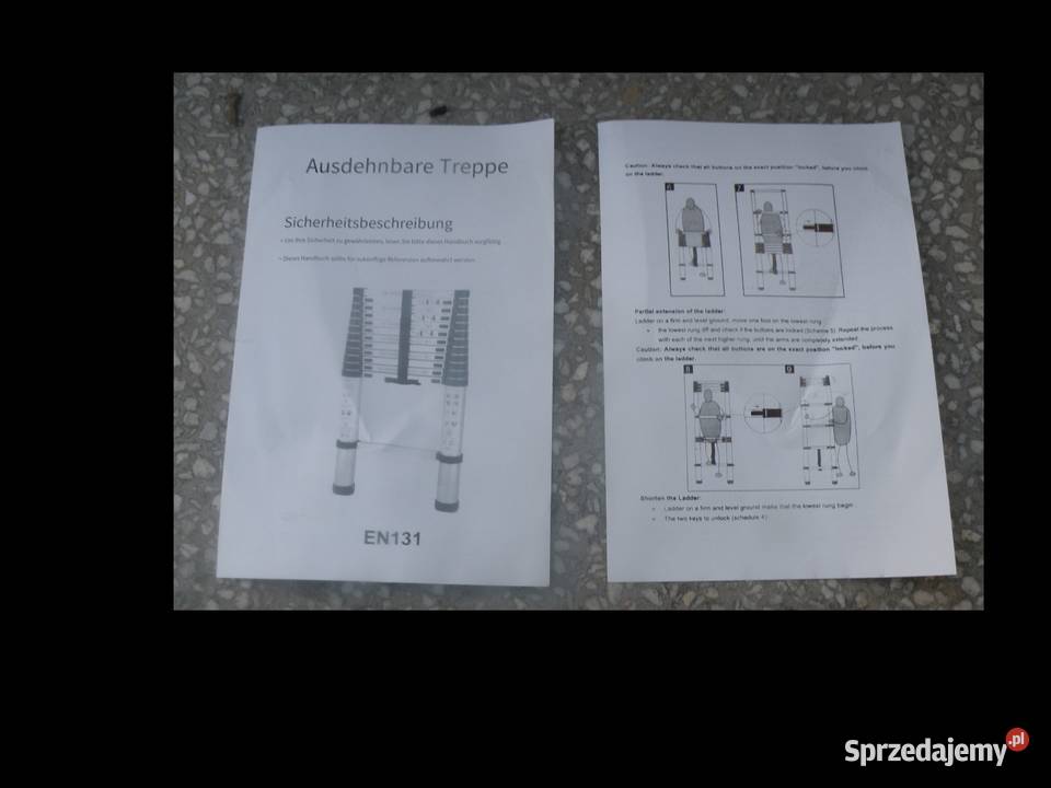 Drabina teleskopowa 17M2M lubelskie Lublin