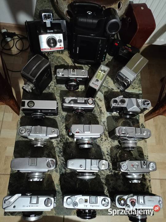 Kolekcja Zabytkowych Aparatów i Kamer Vintage Drawski Młyn sprzedam