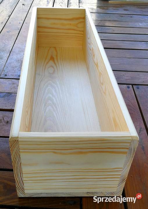 Doniczka drewniana osłonka drewniana sosna inne świętokrzyskie