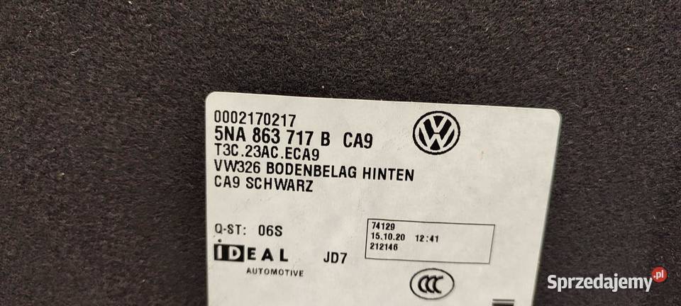 VW TIGUAN II WYKŁADZINA BAGAŻNIKA 5NA863717B sprzedam
