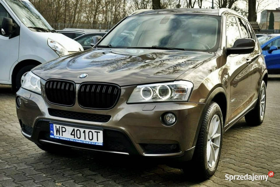 BMW X3 20xDrive NAVI Xenony skóra F25 2010 asystent pasa ruchu X3 Płock